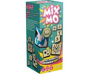 Asmodee - MIXMO - Nouvelle Edition - Jeu de Société pour Enfants dès 8 Ans | Qui Aura Le Dernier Mot ? - Jeu de Lettres - Format Voyage Eco Pack - 2 à 6 Joueurs - 15 Min - en Français - Zygomatic