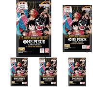 Asmodee - One Piece OP-09 Booster - Bandai -Jeux de société - Jeu de Cartes à Collectionner JCC - Les Nouveaux empereurs - 30 Min - en français (Lot de 5)