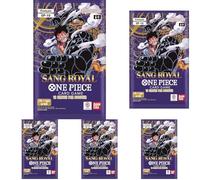 Asmodee - One Piece - OP-10 Booster - Bandai - Jeux de société - Jeu de Cartes à Collectionner JCC - Sang Royal - Version française (Lot de 5)