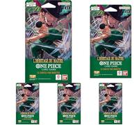 Asmodee - One Piece OP-12 Booster - Bandai - L'Héritage du Maître - Jeux de société - Jeu de Cartes à Collectionner JCC - Legacy of The Master - en français (Lot de 5)