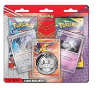 Pokémon Pack 2 Boosters Octobre 2023 – 3 cartes brillantes – Code JCC inclus