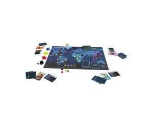 Asmodee Pandémie Nouvelle Édition, Jeu de Société Coopératif, 2-4 Joueurs, 168+ Mois, Durée 45min, Plateau, Cartes, Pions, Cubes, Carton & Plastique