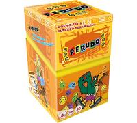 Asmodee - PERUDO- Jeu de Dés et de Bluff pour Enfants dès 8 Ans - Jeu d'Ambiance et Stratégie Familial avec 5 Dés & 1 Gobelet - Ancienne Edition - 2 à 6 Joueurs - Partie 30 Min - Zygomatic