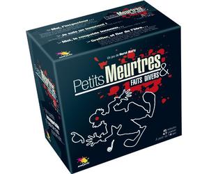 Asmodee - Petits MEUTRES & Faits Divers - Jeu de Société Enquête & Humour | Pour Adultes et Enfants dès 14 Ans - 241 Enquêtes Insolites - Jeu d’Ambiance & Rôles - 4 à 7 Joueurs - 45 Min - en Français