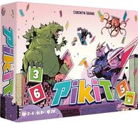 Asmodee - PIKIT- Jeu de Société pour Enfants dès 8 Ans - Jeu de Cartes & Dés Famille - Collectez Le + de Points en Evitant Les Coups Bas - 2 à 4 Joueurs - 20 Min - Version Française -Repos Production