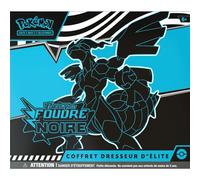 Pokémon – Coffret Dresseur d'élite Écarlate/Violet Foudre Noire Zekrom – Fulguris promo, 9 boosters