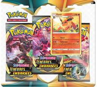 Pokémon Épée et Bouclier : Ténèbres embrasées EB03 - Pack 3 boosters | Cartes à jouer et à collectionner | Modèle aléatoire