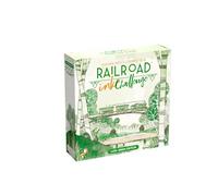 Asmodee , Railroad Ink Challenge-Lush Green Edition , Board Game , 1-4 Players , Ages 8+ , 15-30 Minute Playing Time