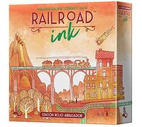 Asmodee Railroad Ink - Édition Rouge abrasador - hgrri02es - Version Espagnole