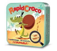 Asmodee - RAPIDCROCO - Ancienne Edition - Jeu Ambiance de Rapidité et Observation pour Enfants dès 6ans - Jeu de Société - Jeux de Voyage Boite Métal - 2 À 5 Joueurs - 15Min - VersionFrançaise