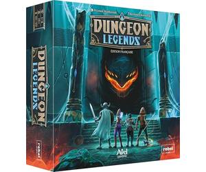Asmodee - Rebel - Dungeon Legends - Jeu de Société - Jeu de Plateau | Jeu d'aventure à partir de 10 Ans - 1 à 4 Joueurs - 60 à 90 Min - Version Française