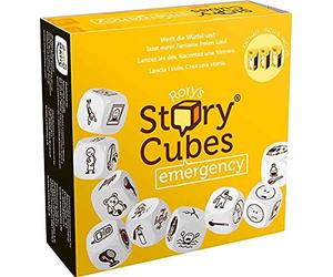 Asmodee - Rory's Story Cubes : Emergency, Jaune - Jeu de Dés pour Créer des Histoires, 1+ Joueurs, 6+ Ans, Edition en Italien
