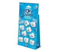 Asmodee - Rory's Story Cubes Original Hangtab: Actions (Azurro) - Jeu de Table de Fantaisie et Narration, Lancez Les Dés et Inventez Votre Histoire, 6+ Ans, Edition en Italien