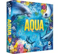 Asmodee - Sidekick Games - Aqua - Jeux de société - Jeux de tuiles - Jeu Famille et Enfants à partir de 8 Ans - 1 à 4 Joueurs - 30 Min - Version française
