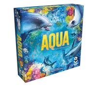 Asmodee Sidekick Games, Aqua : Mondes sous-Marins colorés, Jeu Familial, Jeu de Ponte, 1-4 Joueurs, à partir de 8 Ans, 30-45 Minutes, Allemand