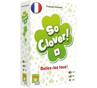Asmodee - So Clover! Jeu d Association d'Idées - Jeu de Réflexion pour Adultes et Enfants dès 10 Ans - Reliez-Les Tous! - Jeu Société Coopératif - 3-6 Joueurs -30 Min- en Français - Repos Production