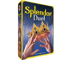 Asmodee - Splendor Duel - Jeu de Stratégie pour Enfants dès 10 Ans | Jeu de Cartes pour 2 Joueurs - Collectez Les Gemmes pour Attirer Les Faveurs Royales - 30 Min - En Français - Space Cowboys