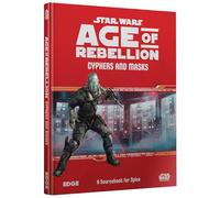 Asmodee Star Wars : Age of Rebellion Jeu de rôle Cyphers et masques Livre de source - Nouvelles spécialisations, espèces, véhicules et règles d'espionnage, RPG pour enfants et adultes, à partir de 14