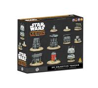 Asmodee, Star Wars : Legion - 3D Objective Tokens, Extension, Atomic Mass Games, Tabletop, 2 Joueurs, 14 Ans et Plus, 120-180 Minutes, Allemand, Multilingue