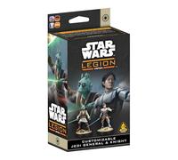 Asmodee - Star Wars™: Legion - AMG - Jedi General and Knight - Figurines Jedi Chevalier et général - Extension République Galactique - Jeux de société - Jeu de Figurines - Multilingue