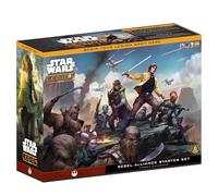 Asmodee - Star Wars™: Legion - Boîte de Démarrage Alliance Rebelle - AMG - Jeu de Figurines Stratégique - Starter Set incluant Luke Skywalker, Rebelles et Wookies - 2 Joueurs - Version Multilingue