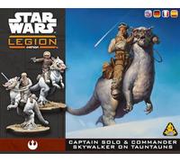 Asmodee - Star Wars Legion : Captain Solo & Commander Skywalker on Tauntauns - AMG - Extension héros Alliance Rebelle - multilingue