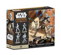Asmodee - Star Wars™: Legion - Clone Trooper Infantry - Jeu de Figurines - Figurines Troopers - Extension République Galactique - Jeux de société - 2 Joueurs - Version multilingue