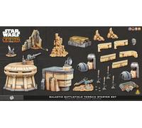 Asmodee - Star Wars™ : Légion - Galactic Terrain Set - Extension décors - Bundle édition limitée - 2 Joueurs - dès 14 Ans - 60 à 120 Min - multilingue