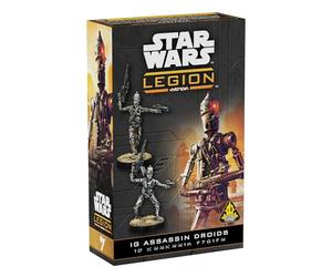 Asmodee - Star Wars™ Legion : IG Assassin Droids - Atomic Mass Games | Jeu de stratégie avec figurines - extension Empire Galactique ou Alliance Rebelle - Dès 14 ans - 2 joueurs - multilingue