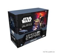 Asmodee Star Wars : Unlimited TCG Ashes of The Empire PRERELEASE Box - 6 boosters + Hyperspace Luke Skywalker & Empereur Palpatine Cards, Ages 12+, 2+ Joueurs, 20 Minutes de Temps de Lecture