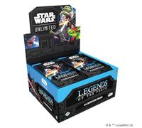 Asmodee - FFG - Star Wars : Unlimited Trading Card Game - Legends of The Force - Booster Display (24 boosters Packs) - TCG pour Enfants et Adultes, âge 12+, 2 Joueurs, 20 Minutes, Anglais