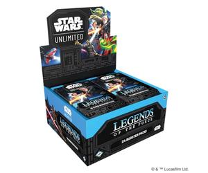 Asmodee Star Wars : Unlimited TCG Legends of The Force Booster Display - 24 boosters avec des Personnages Jedi, Sith et emblématiques, à partir de 12 Ans, 20 Minutes de Jeu