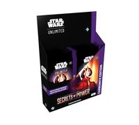 Asmodee Star Wars : Unlimited TCG Secrets of Power Carbonite Booster Display - 12 Premium Booster Packs with Exclusive Variant & Prestige Cards, Ages 12+, 2+ Players, 20 Minute Playtime