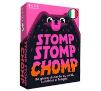 Asmodee - Stomp Stomp Chomp, Fun Jeu de Cartes pour Famille et Amis, 6+ Années, 2-5 Joueurs, 10 Min, Édition en Italien