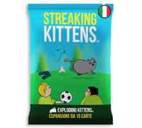 Asmodee: Streaking Kittens Exploding Kittens Extension de Jeu de Cartes Édition Italienne