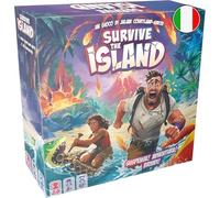 Asmodee Survive The Island Jeu de société d'aventure | Jeu de société stratégique avec volcans et traditions pour familles et amis - 2 à 5 joueurs - 8+ ans - 45 minutes - Ed
