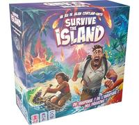Asmodee - Survive The Island - Jeu de Société Survie Famille - 45 Min | Pour Enfants dès 8 Ans - Échappez à Une île en Train de sombrer avec Trésors et Monstres - 2 à 5 Joueurs - En Français