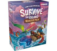 Asmodee Survive The Island Monster Pack Extension de Jeu de société - Ajoutez 3 Nouveaux Monstres, Jeu d'aventure Amusant et de stratégie pour Enfants et Adultes, à partir de 8 Ans, 2 à 5 Joueurs, 45