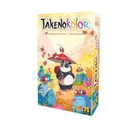 Asmodee - TAKENOKOLOR - Jeu Stratégique pour Enfants dès 8 Ans - Jeu de Société Roll & Write Coloré - Coloriage Bambous pour Famille & Adultes - 2 à 4 Joueurs - 20 Min - en Français - Matagot