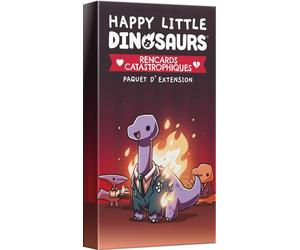 Asmodee - TeeTurtle - Happy Little Dinosaurs : Rencards Catastrophiques | Jeu de Société - Jeu de Cartes - Jeu Adultes et Enfants à partir de 8 Ans - 2 à 4 Joueurs - Version Française