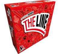 Asmodee - The Line - Jeu de Cartes Familial Culture Générale - Jeu de Société d’Ambiance et Devinettes - Coopératif ou Compétitif - 2 à 12 Joueurs - Dès 8 Ans - 15 Min - Monolith - en Français