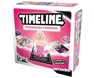 Asmodee Timeline Personnages célèbres, Jeu de Cartes éducatif d'histoire et de Biographies, Commande chronologique à des Figures emblématiques, à partir de 8 Ans, de 2 à 6 Joueurs, 15 Minutes