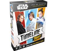 Asmodee - Timeline Twist Star Wars - Jeu de Société dès 8 Ans - Testez Vos Conaissances sur la Saga Star Wars - Jeu de Cartes - 2 Modes Coopératif ou Compétitif - 2 à 6 Joueurs - 20 Min - en Français