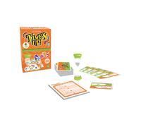 Asmodee Time's Up Family TUF2N : Jeu de société multilingue, 4-12 joueurs, 8 ans+, 224 pièces, thème Time's Up, sablier 40s, cartes métiers/objets/animaux.