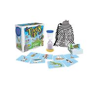 Asmodee Time's Up! Kids TUPKI01N : Jeu de Société Multicolore, 2-12 joueurs, 4 ans+, 223 pièces (220 cartes illustrées, sablier, carnet). Durée 20 min.