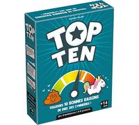 Asmodee – Jeu de société Top Ten – Jeu d'ambiance hilarant 4–9 joueurs 14+ 30 min – Français