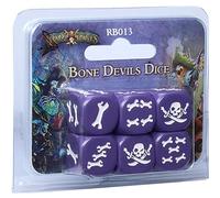 Asmodee - UBIRAB13 - Rum et Bones - Set De Dés Diables Osseux