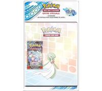 Asmodee - Ultra Pro, Pokémon, Ecarlate et Violet : Couronne Stellaire (EV07) - Pack Portfolio + Booster (Modèle Aléatoire), Jeux de Société, Cartes à Collectionner, Version Française