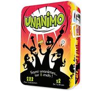 Asmodee Jeu de société UNANIMO – Jeu d'ambiance familial dès 7 ans – 3-12 joueurs, 20 min (VF)