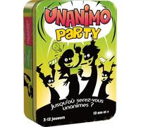Asmodee – Jeu d'ambiance UNANIMO Party – 3-12 joueurs, 200 thèmes, dès 10 ans – Version française